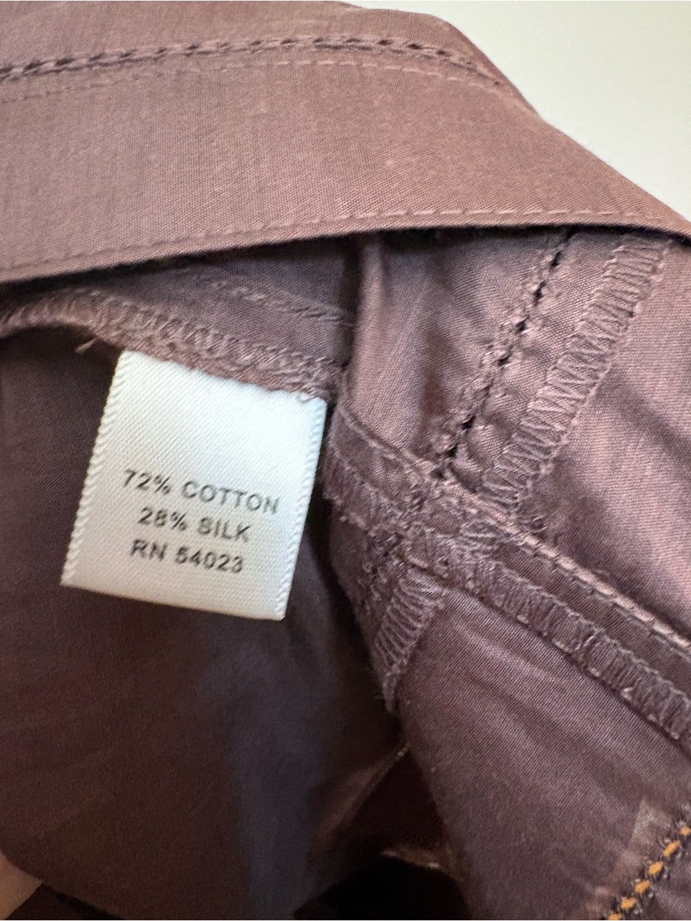 Banana Republic Silk Cotton Ruffle Bib Dress Size 6 Mauve Brown Sleeveless - Picture 8 of 9